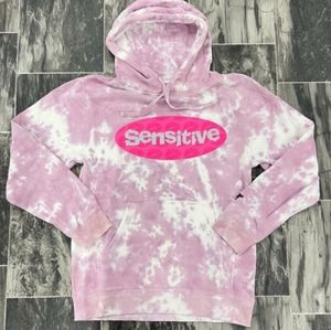 $4.99 SHIP By Samii Ryan BSR Sensitive Tie Dye Hooded Sweatshirt NWOT